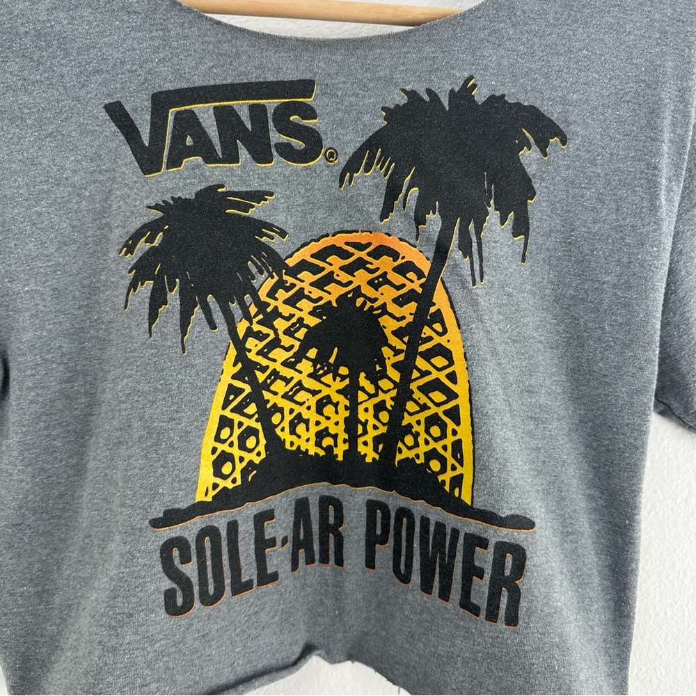 Vans Cropped Off the Shoulder Tee - Picture 2 of 4